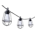 thumbnail image 1 of Paradise Lighting GL29855BK LED Plug-In Industrial Shade String Light Set, Clear, 10.5", 1 of 9