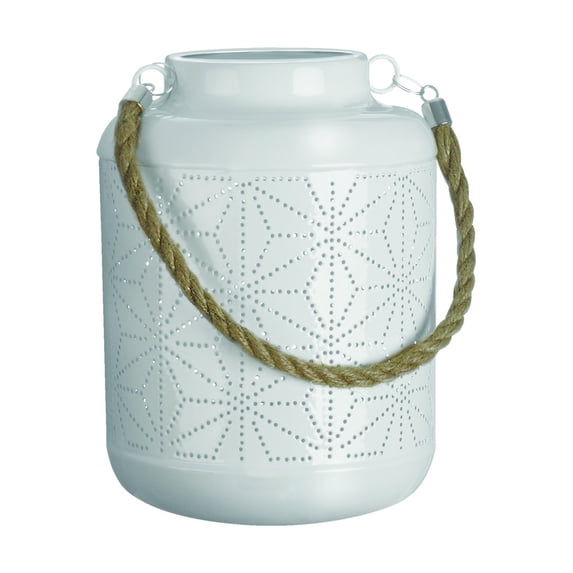 Paradise Lighting LED Metal Lantern White