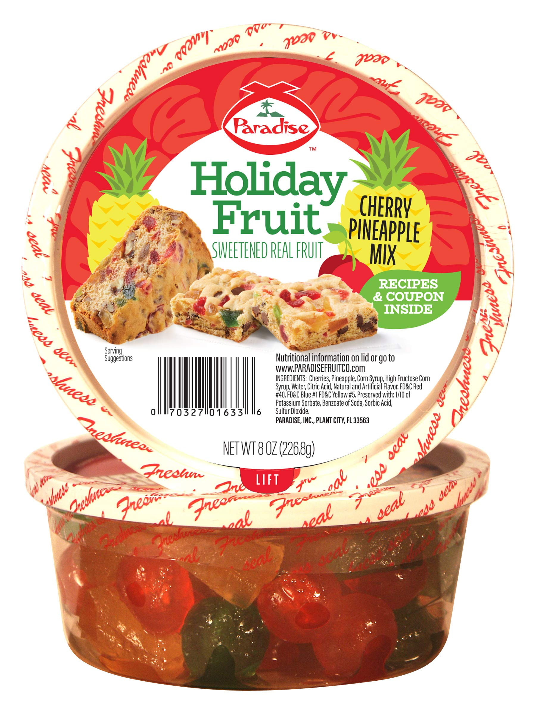 Paradise Mix, Cherry-Pineapple, 8 BCF26 Ounce (Packaging May Vary