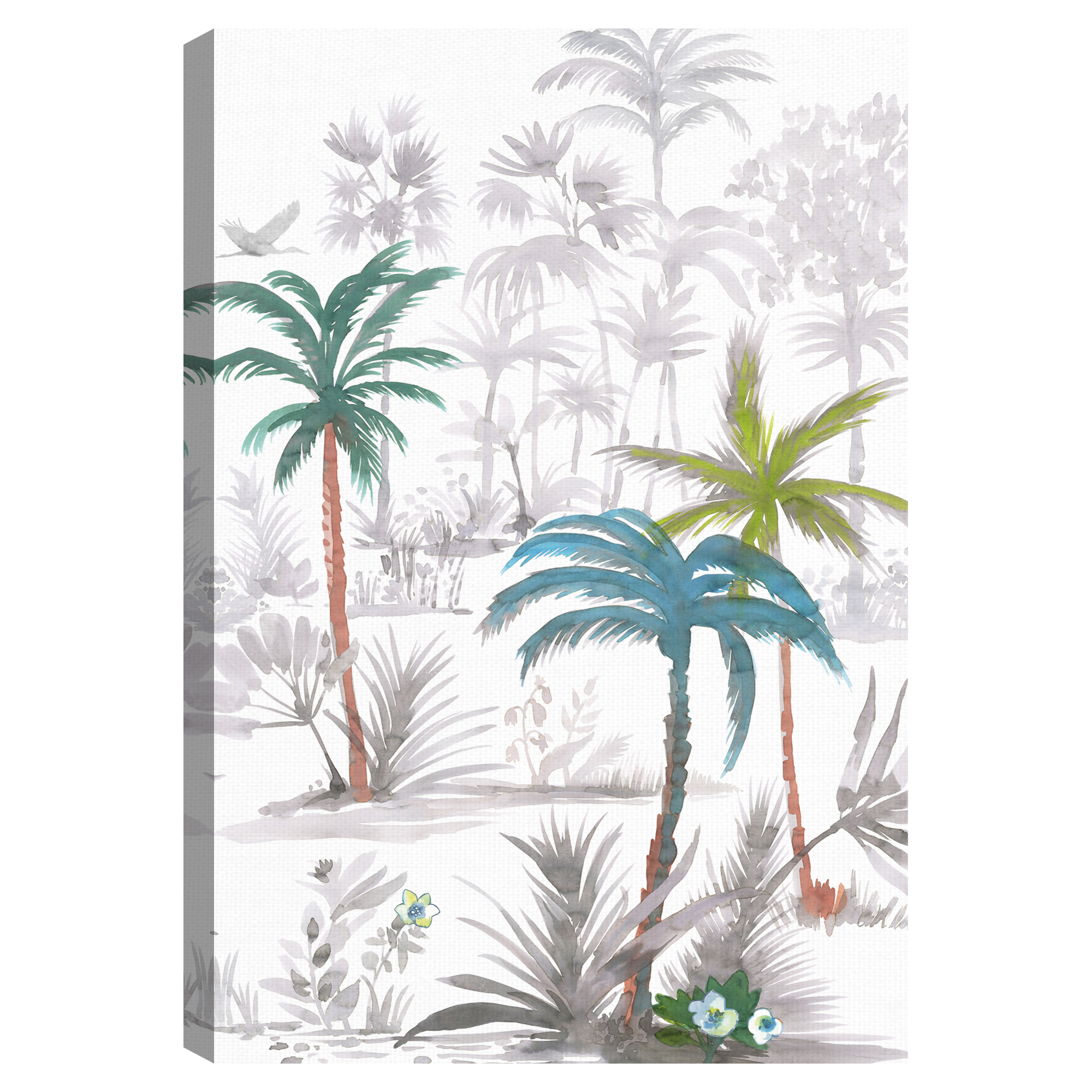 Paradise Parade by Sandra Jacobs Canvas Art Print