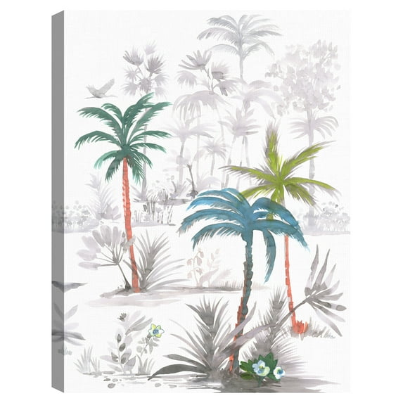 Paradise Parade by Sandra Jacobs Canvas Art Print
