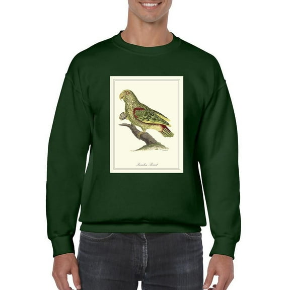 Paradise Parrot Sweatshirt Men -Sydenham Edwards Designs, Male Medium
