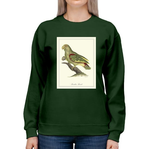 Paradise Parrot Sweatshirt Women -Sydenham Edwards Designs, Female Medium