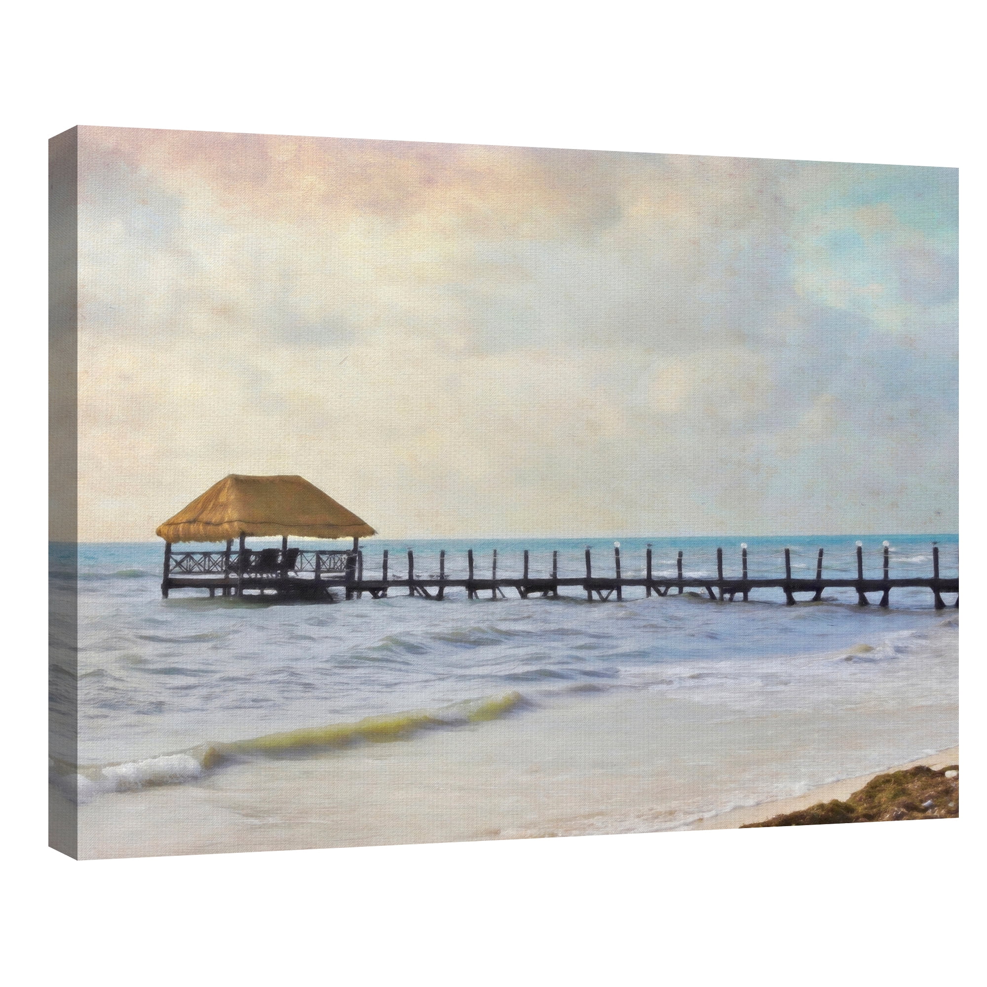 Paradise Pier by Graffi-tee Studio Canvas Art