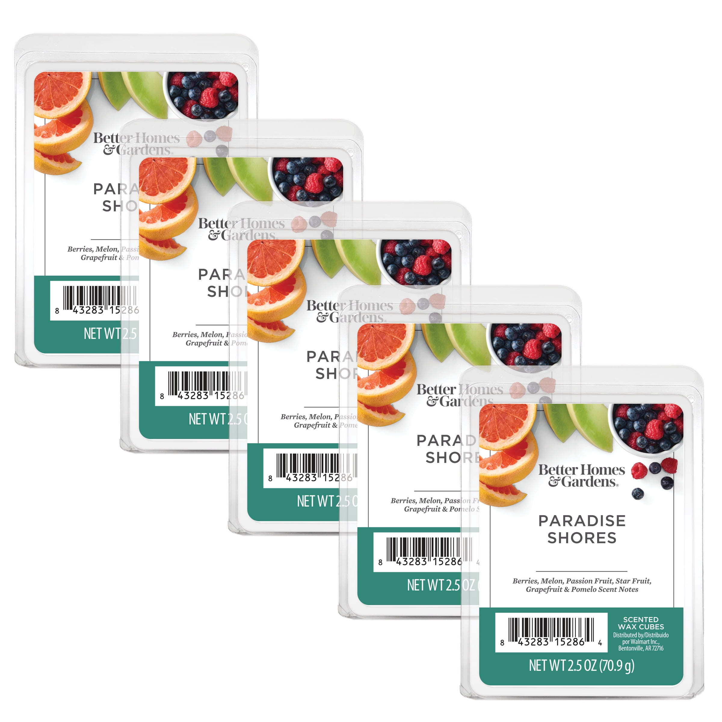 Paradise Shores Scented Wax Melts, Better Homes & Gardens, 2.5 oz