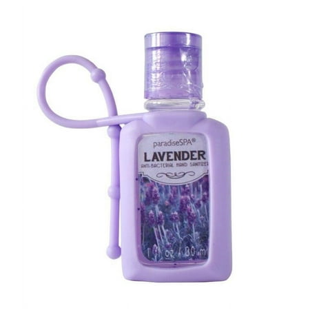 (3 pack) (3 Pack) Paradise Spa Lavender Anti-Bacterial Hand Sanitizer, 1 Fl Oz