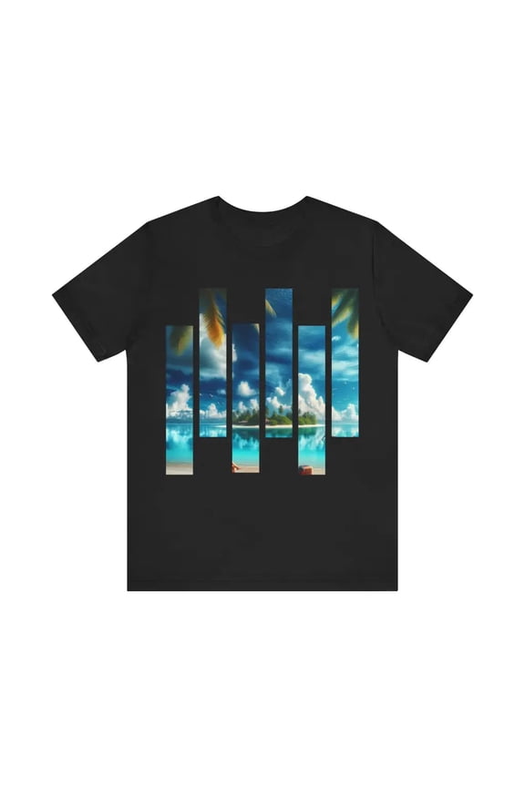 Paradise Stripes - Jersey Short Sleeve Tee