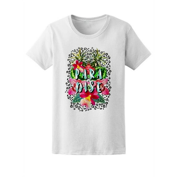 Paradise Tropical Animal Print Tee Women's -Image by Shutterstock