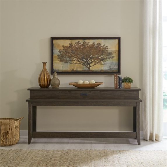 Paradise Valley Console Bar Table in Brown