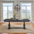 thumbnail image 1 of Paradise Valley Trestle Table Set in Brown, 1 of 3