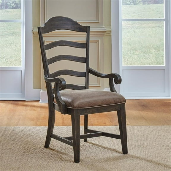 Paradise Valley Uph Ladder Back Arm Chair (RTA) - Set of 2