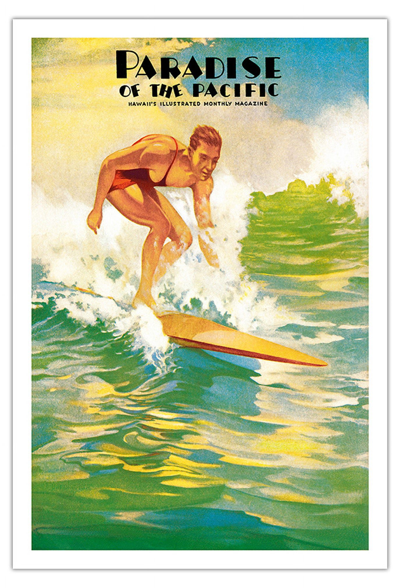Paradise of the Pacific - Surf Rider - Vintage Hawaiian