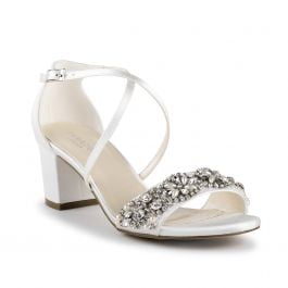Paradox London Evangeline Shoe In Ivory