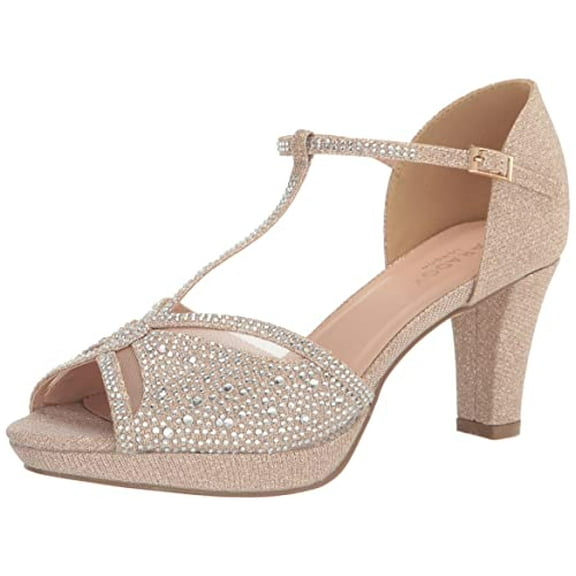 Paradox London Pink Womens' Nora Platforms, Champagne, 8.5 Wide