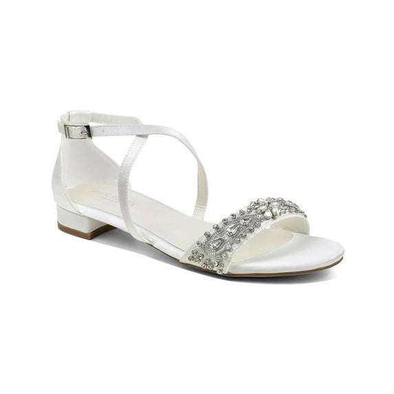 Paradox London Womens Elyse Open Toe Ankle Strap Heels