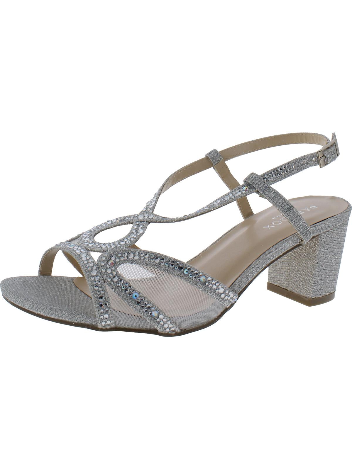 embellished ankle strap heels