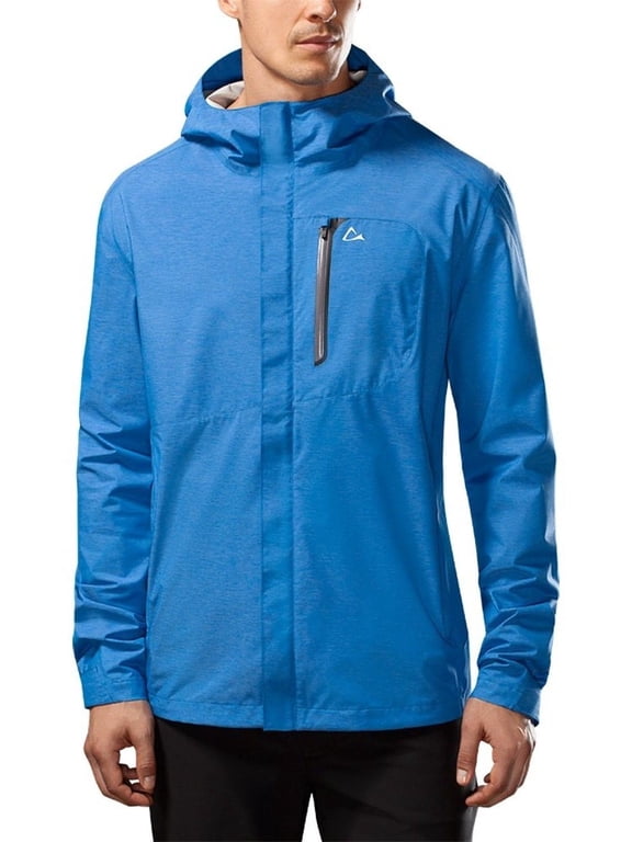 Men's Waterproof Breathable Rain Jacket - Cobalt Blue