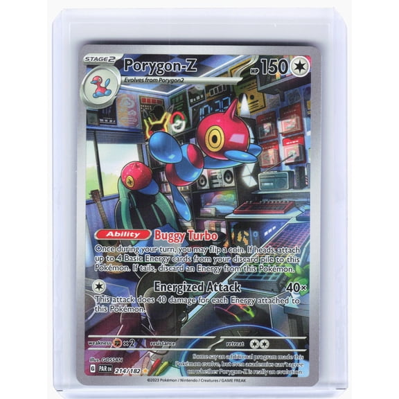 Paradox Rift Porygon-Z Holo Illustration Rare #214 English Pokemon Trading Card