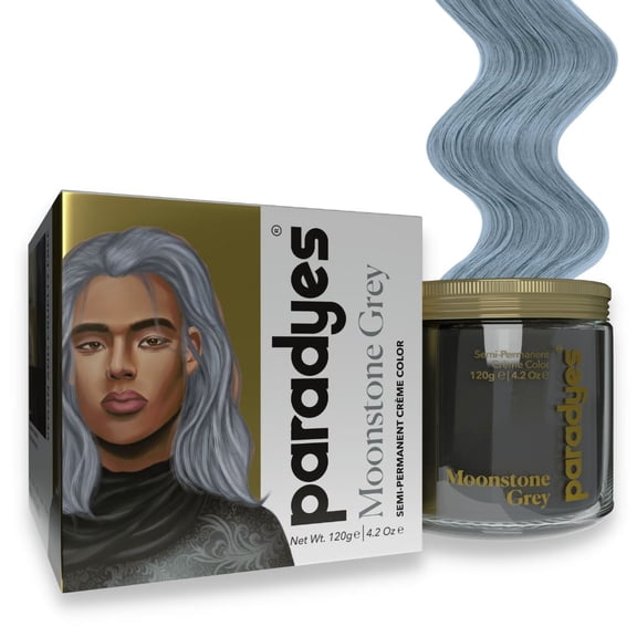 Paradyes Semi-permanent Moonstone Grey DIY Conditioner Based Hair Colour