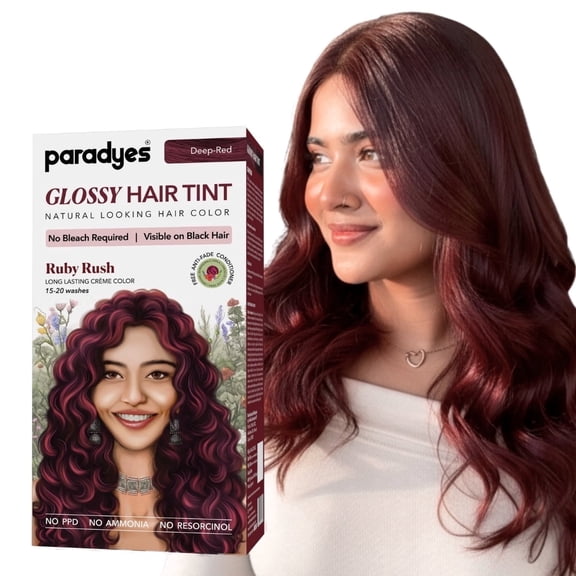 Paradyes Ruby Rush No Bleach Glossy Hair Tint
