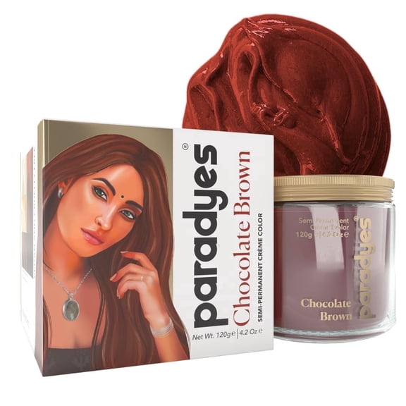 Paradyes Semi-permanent Chocolate Brown DIY Conditioner Based Hair Colour