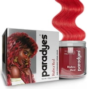 Paradyes Semi-permanent Rubra Red DIY Conditioner Based Hair Colour