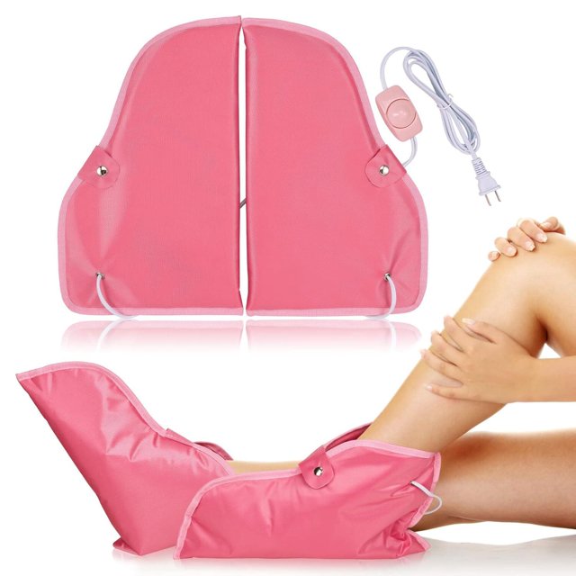 Paraffin Wax Heated Booties, Electric Heated Nail Art Pedicure Foot Cover, Infrared Wax Therapy