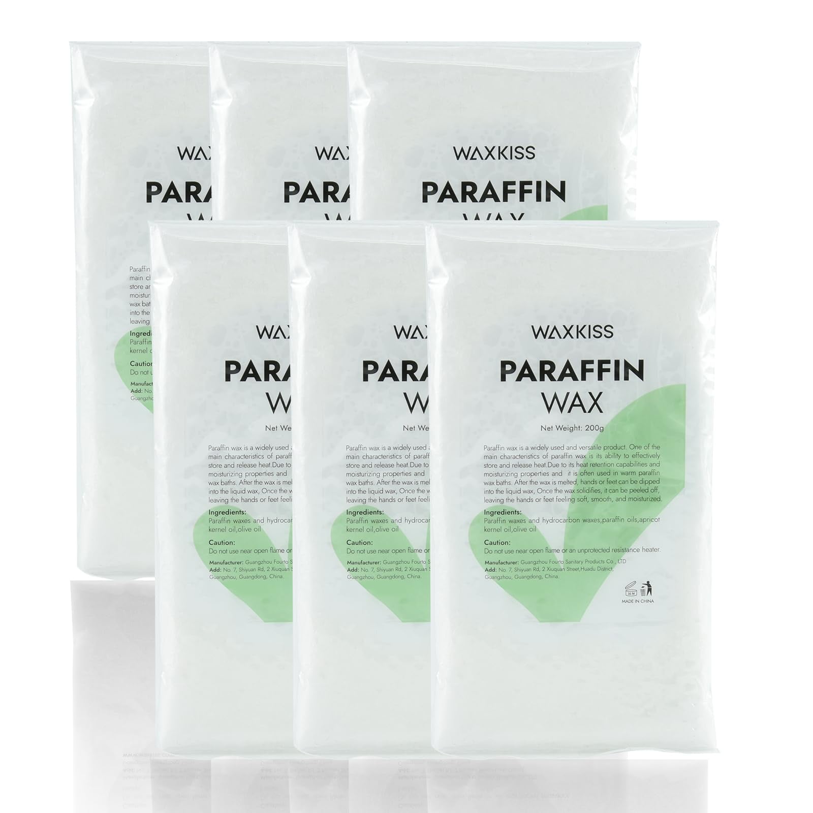 Paraffin Wax Refills for Paraffin Baths, 6 packs Unscent Paraffin Wax