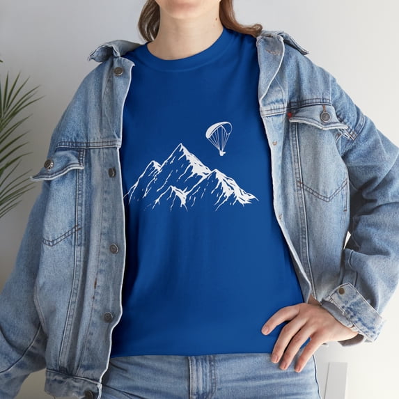 Paraglider Mountains Parachute Paragliding Lover Tshirt