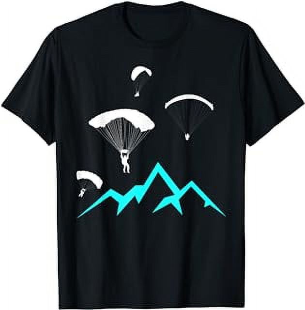 Paragliding Cool Paraglider in the Mountains Paraglide T-Shirt ...