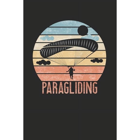 Paragliding: Notebook 6x9 I Diary I 120 Pages I Cream Coloured I Checked I Squared Grid I Notepad for paragliders (Paperback)