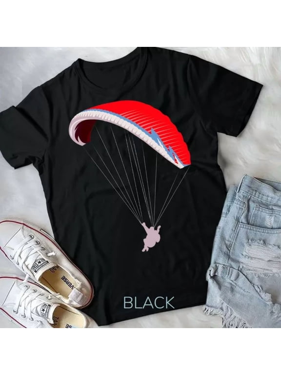 Paragliding Paraglider Paramotor Parachute Skydiving T-Shirt