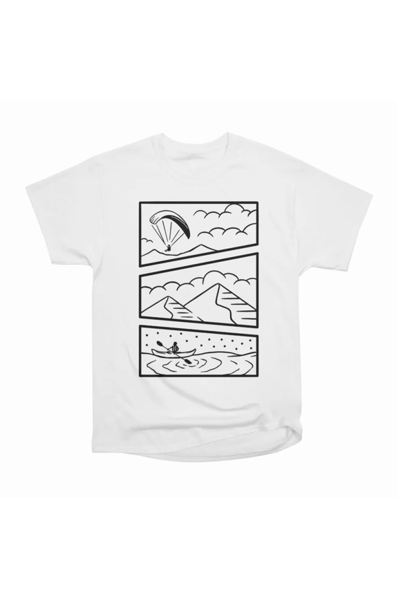 ParaglidingMountainKayaking regular T-Shirt Tee Gift For Him Merch For Her Apparel For Fri