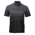 thumbnail image 1 of Paragon 153 Belmont Comfort Stretch Sublimated Striped Performance Polo-Ash Heather-S, 1 of 1