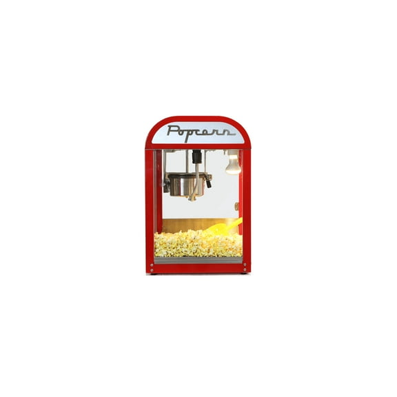 Paragon 1951 Diner Pop Popcorn Machine, 4oz, Red