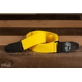 thumbnail image 1 of Paragon 2" Guitar Poly Strap - Yellow, 1 of 2