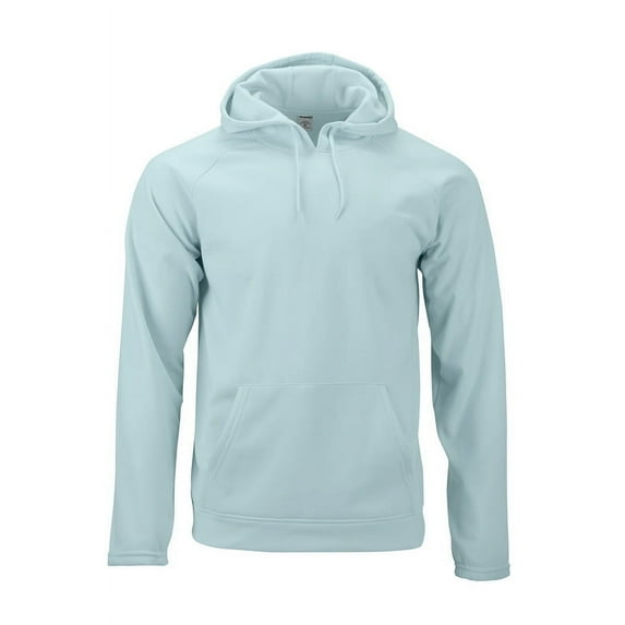 Paragon 305 Vail Performance Polyester Solid Fleece Hoodie-Aqua Blue-2XL