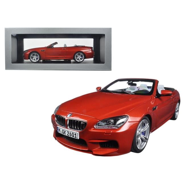 BMW M6 F12M Convertible Sakhir Orange 1/18 Diecast Model Car by