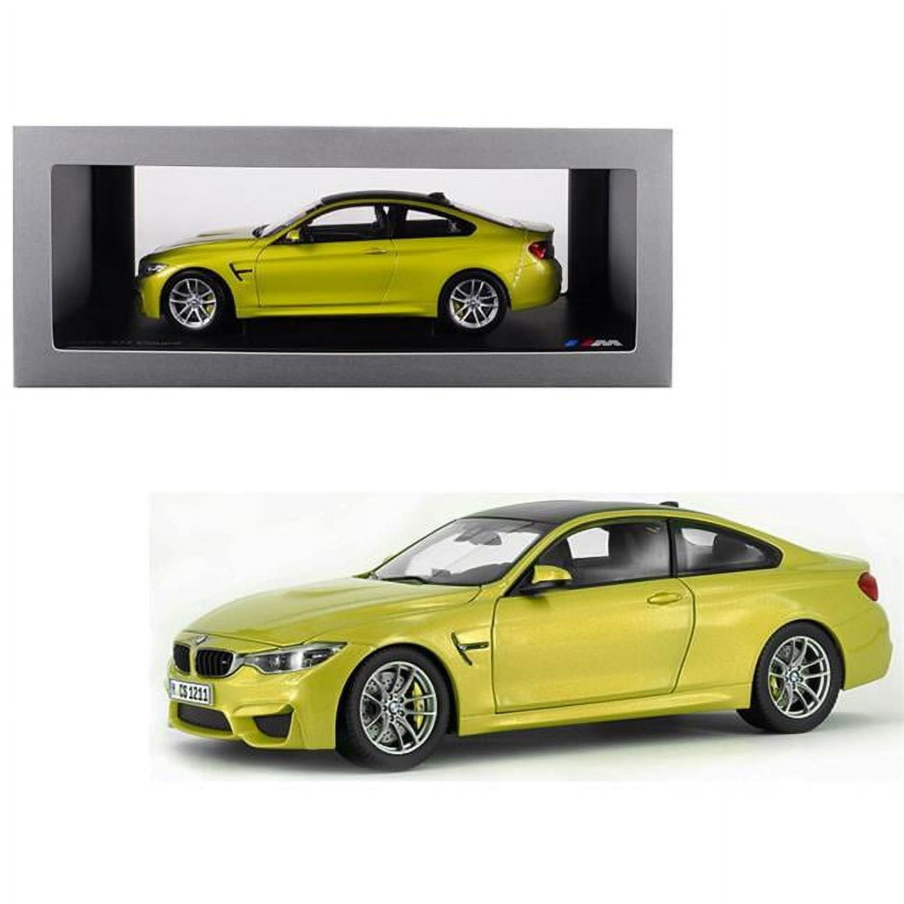 特注 1/18 BMW M4 クーペ オースティン イエローメタリック BMW M4 Coupe Austin Yellow with Carbon Top 1/18 Diecast