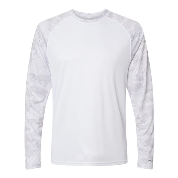Paragon Cayman Performance Camo Colorblocked Long Sleeve T-Shirt