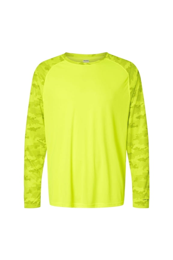 Paragon Cayman Performance Camo Colorblocked Long Sleeve T-Shirt