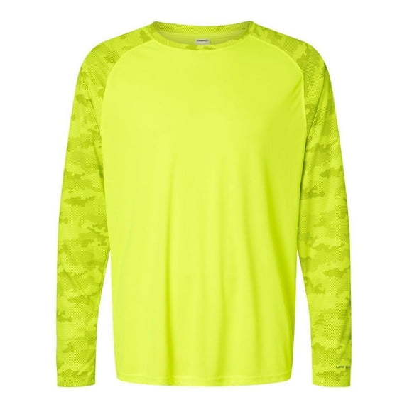 Paragon Cayman Performance Camo Colorblocked Long Sleeve T-Shirt
