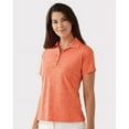 thumbnail image 1 of Paragon B11671666 Women Dakota Striated Heather Polo Shirt, Tangerine Heather - Extra Large, 1 of 3
