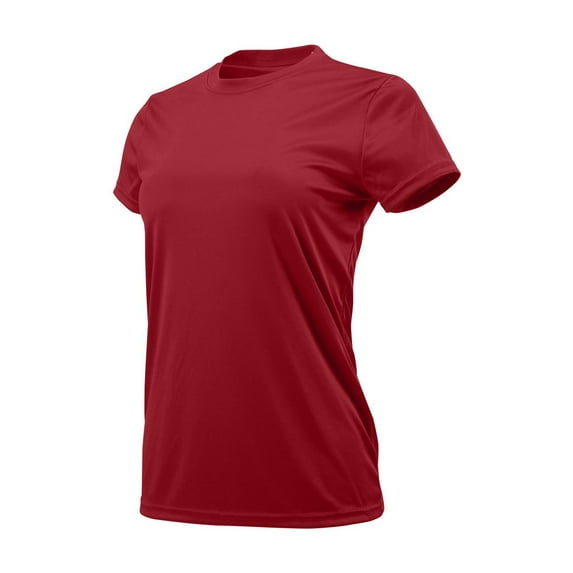 Paragon B12271704 Women Islander Performance T-Shirt, Cardinal - Medium