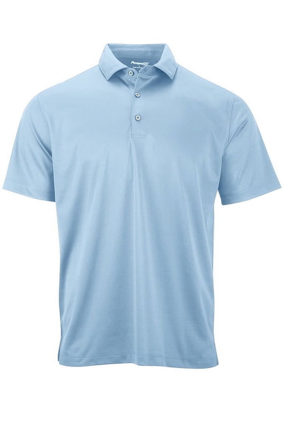 Paragon B14071254 Preakness Micro Mesh Polo T-Shirt, Blue Mist - Medium