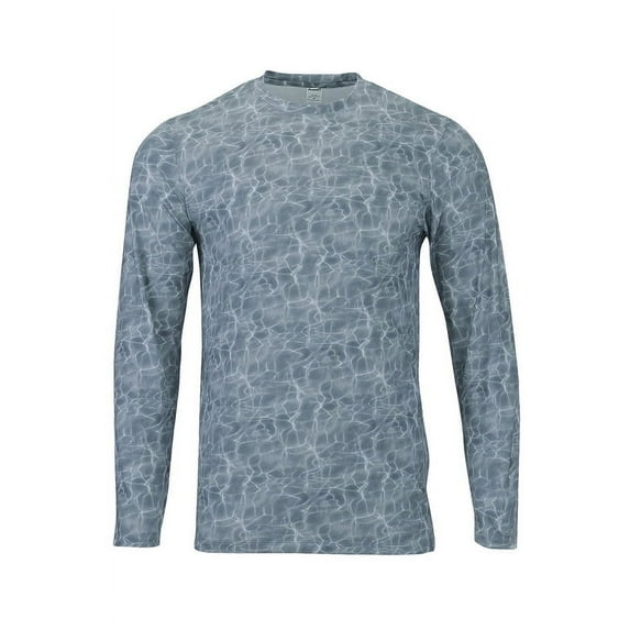 Paragon B14271689 Belize Sublimated Long Sleeve T-Shirt, Dark Water - 4XL