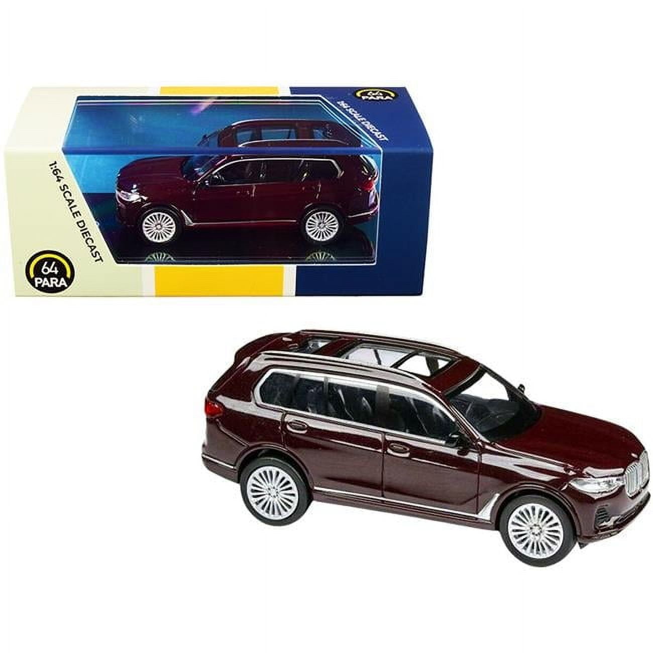 Paragon BMW X7 Ametrine 1 by 64 Scale Diecast Model Car, Metallic Red ...