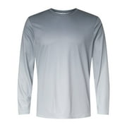 Paragon Barbados Performance Pin Dot Long Sleeve T-Shirt, Black/ Light Charcoal - XL