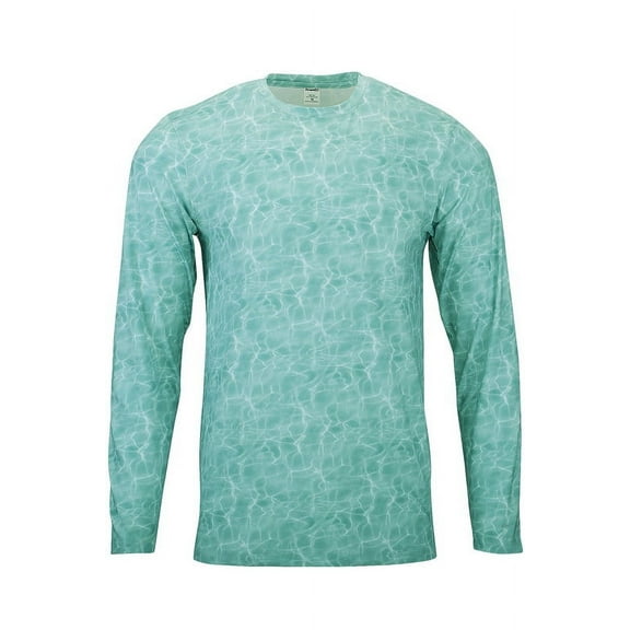 Paragon  Belize Sublimated Long Sleeve T-Shirt, Emerald Water - Extra Large