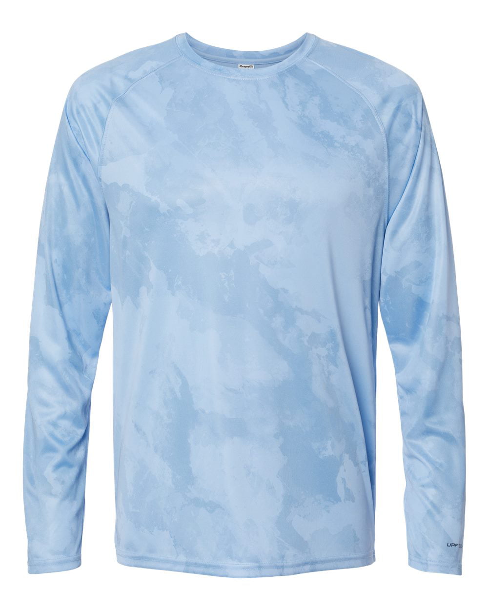 Paragon Cabo Camo Performance Long Sleeve T-Shirt, Blue Mist - L